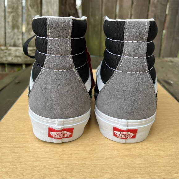 Vans SK8 Hi ‘Bolt Pewter Gray Sneakers 721454 NWT Men’s Sz 10.5 Wm’s Sz 12 - Picture 7 of 14